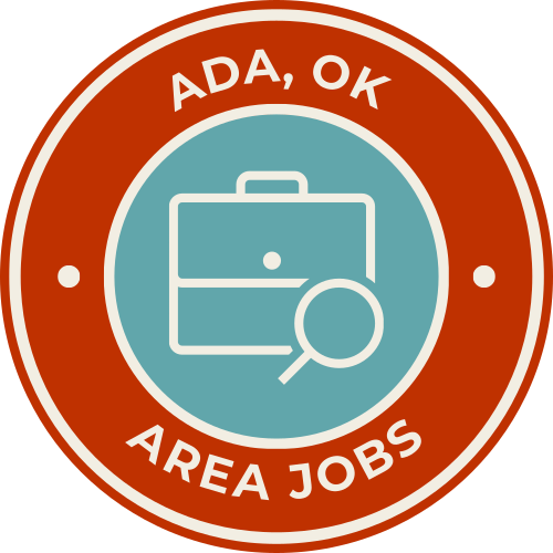 ADA, OK AREA JOBS logo